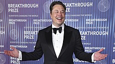 Elon Musk na udílení Breakthrough Prize (Los Angeles, 13. dubna 2024)