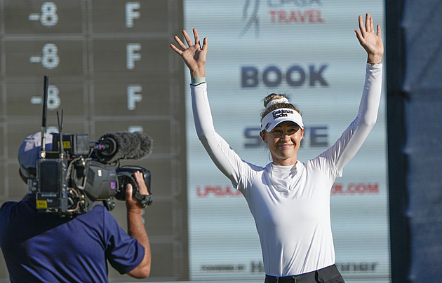 Golfistka Nelly Kordová vyhrála v Jersey a má šestý letošní titul