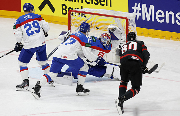 ONLINE: Kanada - Slovensko 2:1. Šťastné snížení, srovnání zabránila smůla