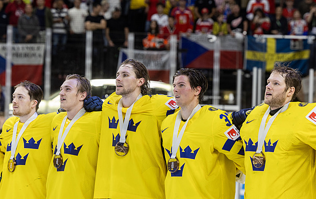 Švédsko - Kanada 4:2. Seveřané slaví po šesti letech medaili, trefil ji Grundström