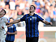 Mario Paali z Atalanty slaví gól proti Turínu.