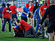 Konflikt mezi fanouky Plzn a Sparty po konci finále eského poháru.