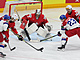 Finále MS v hokeji výcarsko - esko. Na snímku  Luká Sedlák.(26. kvtna 2024)