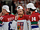 Finále MS v hokeji výcarsko - esko 0:2. Hokejisté slaví zlaté medaile. David...