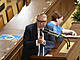 Poslanec ANO Ale Juchelka na mimoádné schzi k dchodové reform