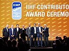 Do sín� slávy IIHF byl uveden národní tým �eska, který zvít�zil na zimních...