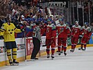 �e�tí hokejisté bojují o postup do finále mistrovství sv�ta proti �védsku....