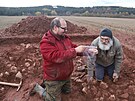 Vznamn archeologick nlez hrobu z doby haltatsk v pondl prezentovalo...