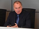 Podnikatel Petr Látal u olomouckého krajského soudu (23. kvtna 2024).
