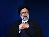 Íránský prezident Ebráhím Raísí v Teheránu (5. ledna 2024)