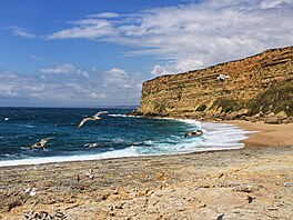 Praia da Foz, nacházející se u portugalského Setubalu, nemá úpln� dobrou...