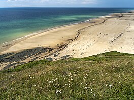 Nepochybn� p�íjemným p�ekvapením p�i náv�t�v� Normandie je plá� Plage...