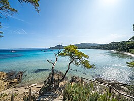 Pro Plage Notre Dame, le�ící na francouzském ostrov� Île de Porquerolles, máme...
