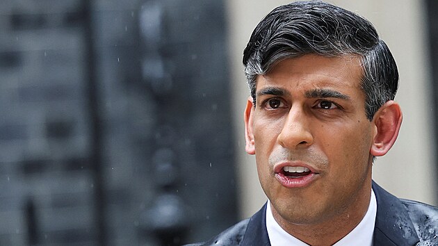 Britsk� premi�r Rishi Sunak vyhl�sil na �tvrtek 4. �ervence parlamentn� volby. (22. kv�tna 2024)