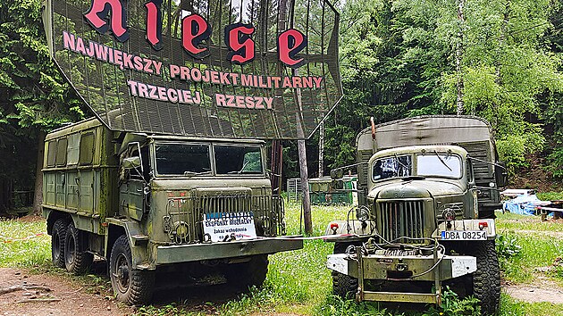 Podzemn� komplex Wlodarz � prostranstv� p�ed vstupem do podzemn�ho labyrintu