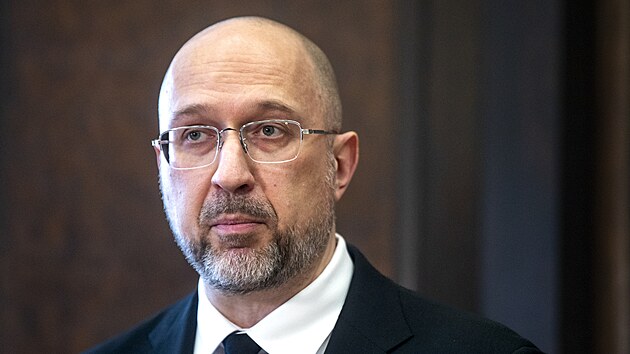 Ukrajinsk� premi�r Denys �myhal. (28. kv�tna 2024)