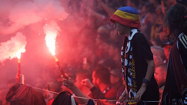 Fotbalist� Sparty slav� zisk ligov�ho titulu. (26. kv�tna 2024)