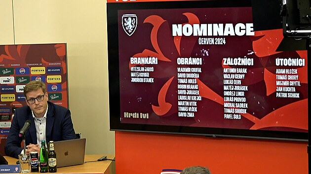 Nominace bez pekvapen. Na Euro jede Kuchta i Coufal, novkem zlonk erv