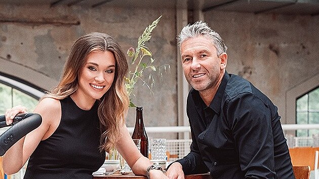 Nicole Volfová a Petr Nedvěd