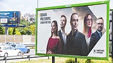 Billboard Pirát na praské Jiní spojce. (20. kvtna 2024)