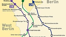Na západoberlínské map� byly Geisterbahnhof � stanice, kde vlak nezastavuje �...