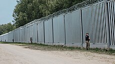 Na nkolika místech polsko-bloruské hranice dolo k útoku migrant na polské...