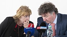 P�edsedkyn� Odborového svazu zdravotnictví a sociální pé�e Dagmar �itníková a...