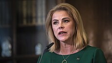 Lotyská premiérka Evika Siliová. (28. kvtna 2024)