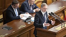 D�chodovou reformu za�ali na mimo�ádné sch�zi schvalovat poslanci. Na snímku...