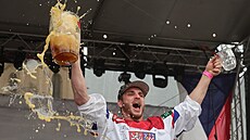 Oslavy zisku titulu mistr� sv�ta v ledním hokeji na Starom�stském nám�stí v...