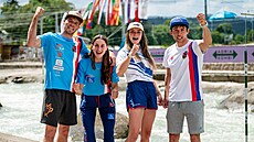 OLYMPIÁDA!  Kvarteto �eských vodních slalomá��, kte�í si na evropském...