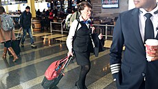 Nejdéle slouící letuka spolenosti American Airlines 81letá Bette Nashová na...