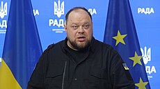 P�edseda ukrajinského parlamentu Ruslan Stefan�uk. (24. kv�tna 2024)
