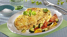 Rý�ové placky se zeleninou