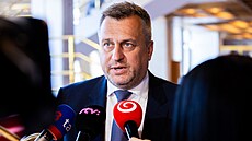 Pedseda Slovenské národní strany (SNS) Andrej Danko (14. kvtna 2024)