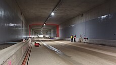 Novinái se podívali do rozestavného tunelu Pohrka.