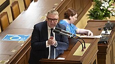 Poslanec ANO Ale Juchelka na mimoádné schzi k dchodové reform