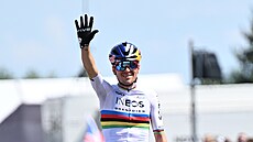 Brit Thomas Pidcock slavní triumf v cross country v Novém Mst na Morav.