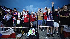 Hokejoví fanouci sledovali finále svtového ampionátu v Tebíi na Karlov...