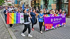 Brnem proel duhov prvod oslavujc queer komunitu. Zakonil tak tdenn...