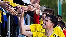 Druhá fotbalová liga, FK Varnsdorf - FK P�íbram, 19. kv�tna 2024. Domácí Denny...