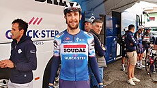 Josef �erný p�ed startem 20. etapy Gira