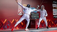 Jan Kuf (vlevo) ve finále Sv�tového poháru v turecké Anka�e..