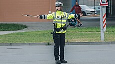 V Olomouci se uskutenilo regionální kolo soute dopravních policist, její...