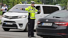 V Olomouci se uskutenilo regionální kolo soute dopravních policist, její...