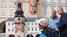 Park miniatur památek Dolního Slezska v Kowarech se rozíí o model radnice s...