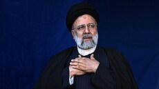 Íránský prezident Ebráhím Raísí v Teheránu (5. ledna 2024)