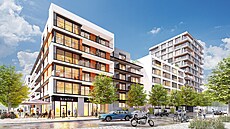 Vizualizace projektu Parková �tvr� na �i�kov�