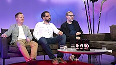 Zakázané uvoln�ní x Na lovu. Hosty speciálního dílu byli (zleva) Václav...