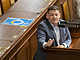 Poslanec ANO Patrik Nacher na mimoádné schzi Snmovny pi jednání o návrhu...